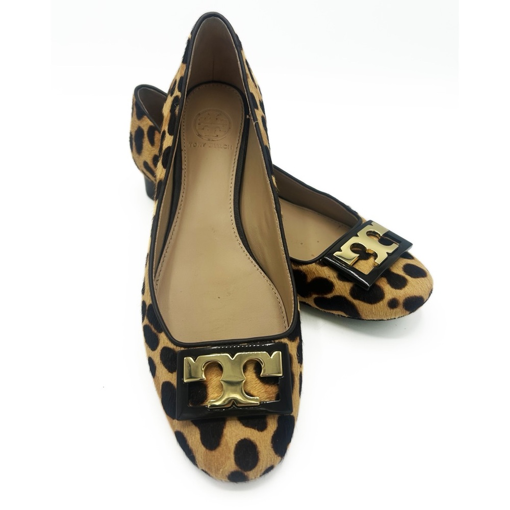 EUC Tory Burch (7) Gigi Leopard Print Pumps
